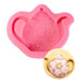 Floral Teapot Silicone Mold - NY Cake | Cake Decorating & Baking Supplies