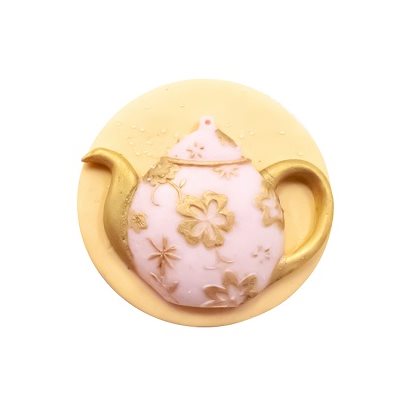 Floral Teapot Silicone Mold - NY Cake | Cake Decorating & Baking Supplies