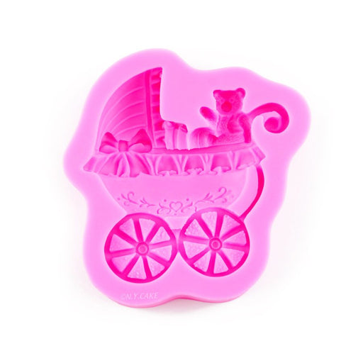 Baby Carriage Silicone Mold - NY Cake | Cake Decorating & Baking Supplies