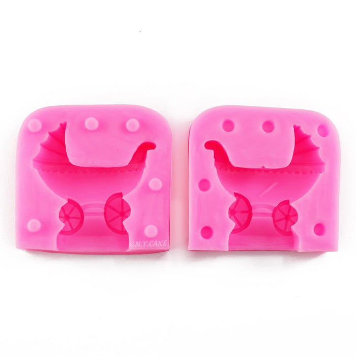 3D Baby Carriage Silicone Mold - NY Cake | Cake Decorating & Baking Supplies