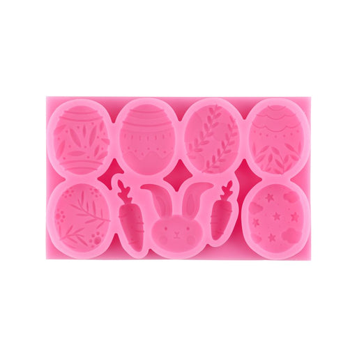 Easter Egg & Rabbit Silicone Fondant Mold - NY Cake | Cake Decorating & Baking Supplies