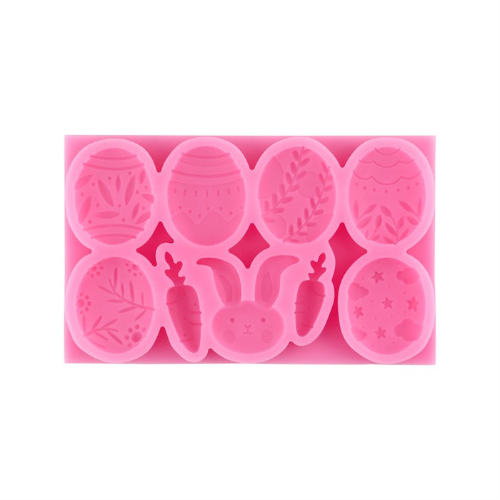 Easter Egg & Rabbit Silicone Fondant Mold - NY Cake | Cake Decorating & Baking Supplies