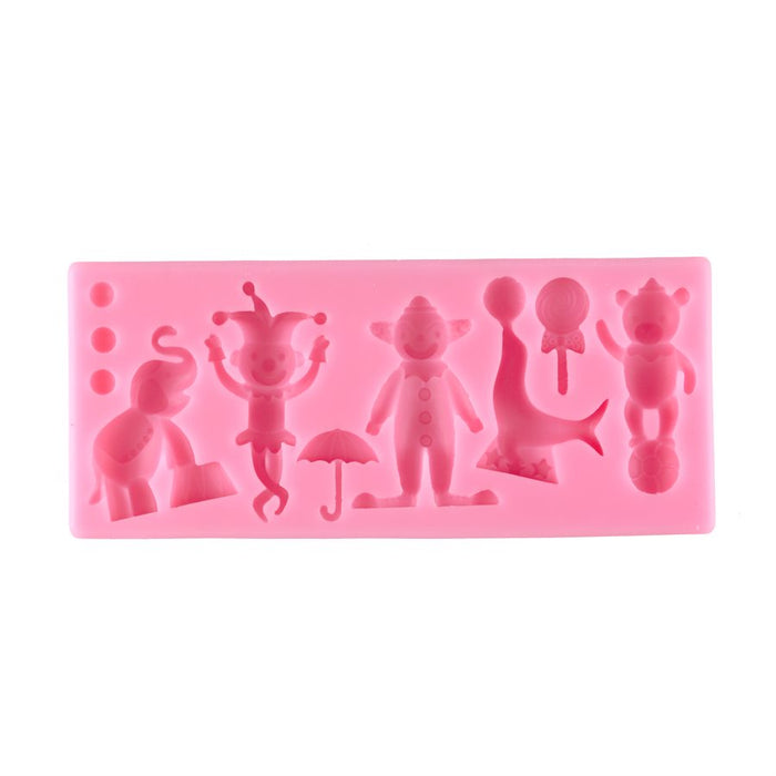 Circus Acts Silicone Mold - NY Cake | Cake Decorating & Baking Supplies