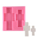 Pixelated Person Silicone Mold - NY Cake | Cake Decorating & Baking Supplies