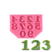 Regal Numbers Silicone Mold - NY Cake | Cake Decorating & Baking Supplies