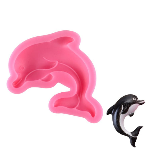 Dolphin Silicone Mold - NY Cake | Cake Decorating & Baking Supplies