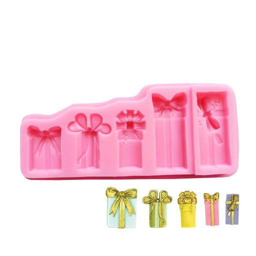 Gift Boxes #2 Silicone Fondant Mold - NY Cake | Cake Decorating & Baking Supplies