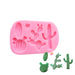 Cactus #2 Silicone Fondant Mold - NY Cake | Cake Decorating & Baking Supplies