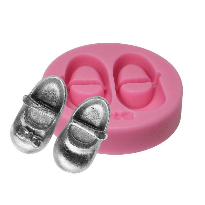 Baby Booties Silicone Fondant Mold - NY Cake | Cake Decorating & Baking Supplies