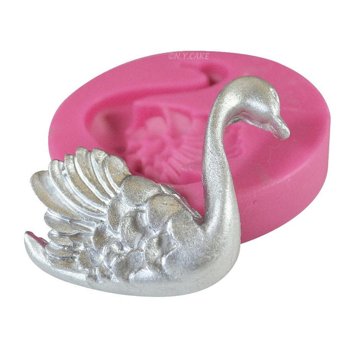 Swan Silicone Fondant Mold - NY Cake | Cake Decorating & Baking Supplies