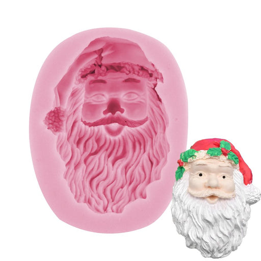 Santa Claus Face #2 Silicone Mold - NY Cake | Cake Decorating & Baking Supplies