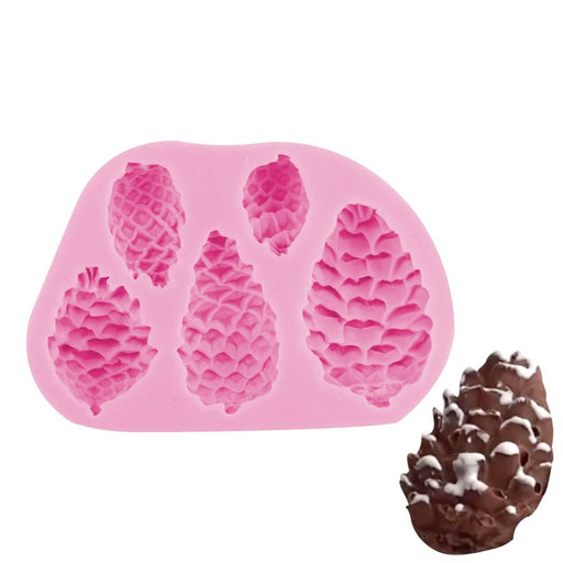 Pine Cone Silicone Mold - NY Cake | Cake Decorating & Baking Supplies