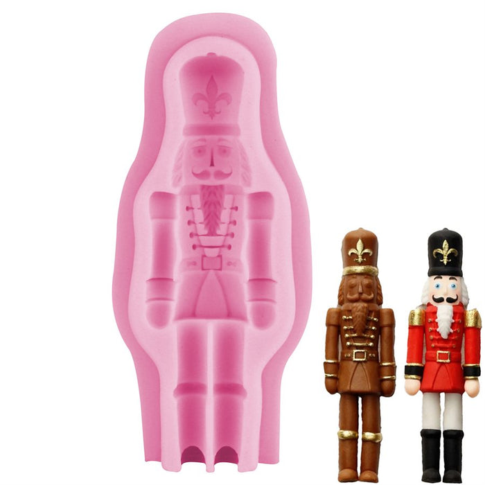 Nutcracker Soldier Silicone Mold - NY Cake | Cake Decorating & Baking Supplies