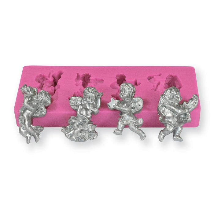 Angels and Cherubs Silicone Fondant Mold - NY Cake | Cake Decorating & Baking Supplies