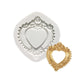 Heart Frame Silicone Mold - NY Cake | Cake Decorating & Baking Supplies