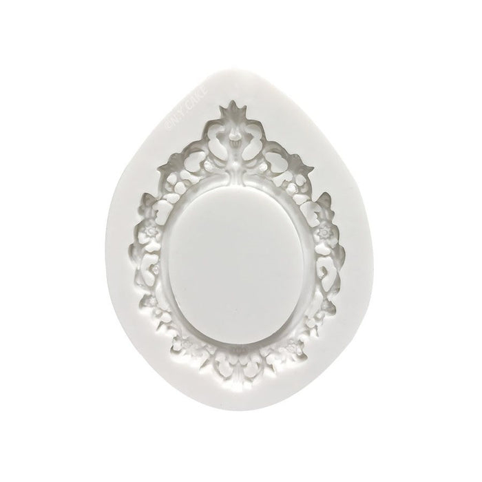 Oval Frame Silicone Mold - NY Cake | Cake Decorating & Baking Supplies