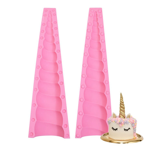 3D 12" Unicorn Horn (Only the Horn) - NY Cake | Cake Decorating & Baking Supplies