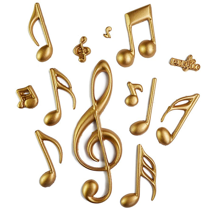 Musical Notes Silicone Mold By NY CAKE - NY Cake | Cake Decorating & Baking Supplies