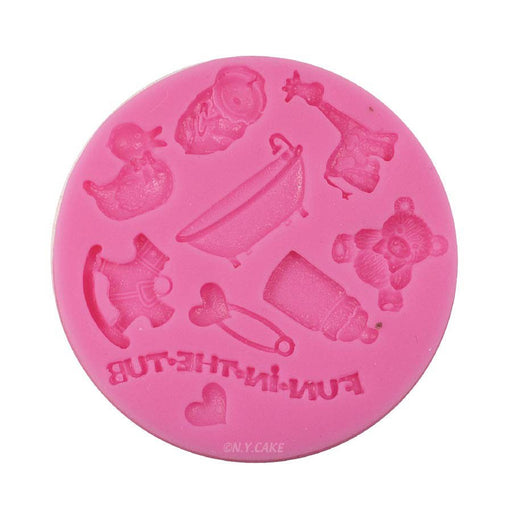 Baby Things Silicone Fondant Mold - NY Cake | Cake Decorating & Baking Supplies