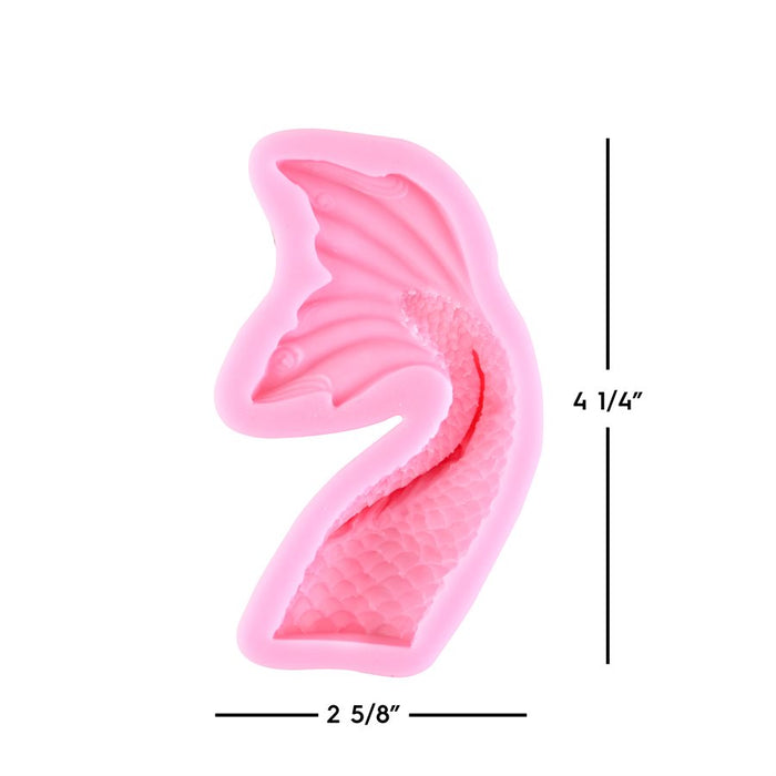 Large Wavy Mermaid Tail Silicone Mold - NY Cake | Cake Decorating & Baking Supplies