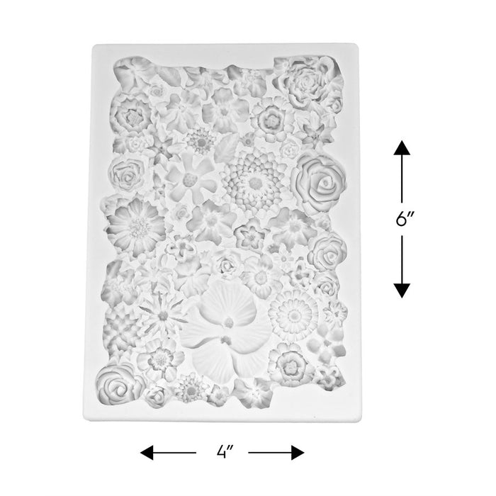 Rose's Cluster Silicone Mold - NY Cake | Cake Decorating & Baking Supplies