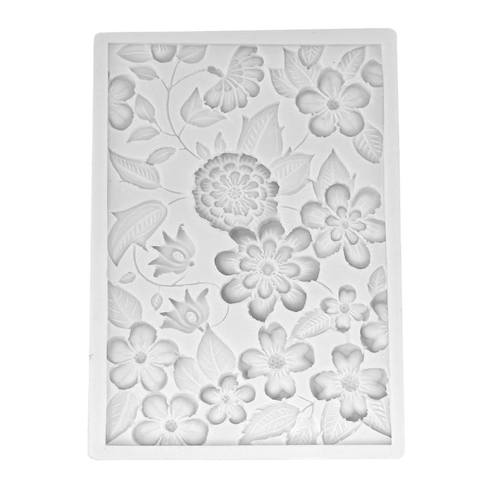 Fancy Flowers Bloom Cluster Silicone Mold - NY Cake | Cake Decorating & Baking Supplies