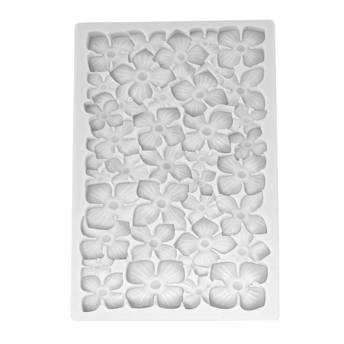 Hydrangea Cluster Silicone Mold - NY Cake | Cake Decorating & Baking Supplies