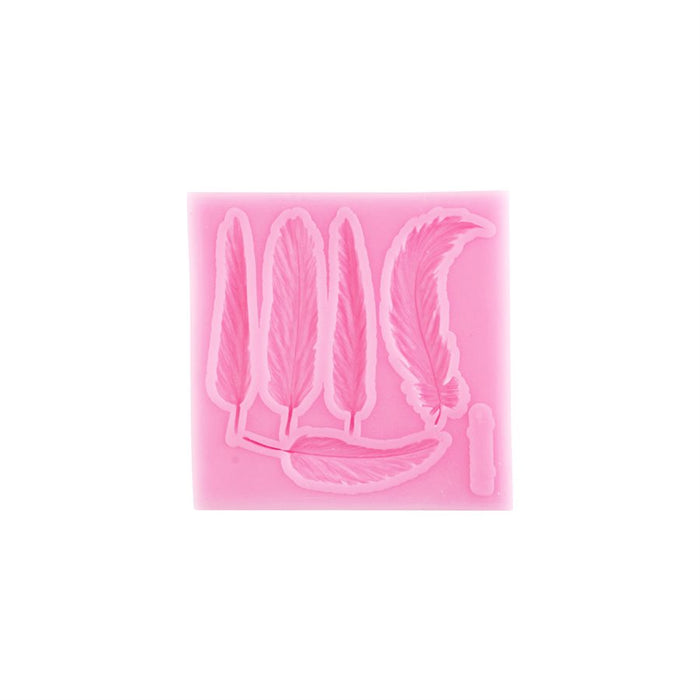 Fine Feathers Silicone Mold - NY Cake | Cake Decorating & Baking Supplies