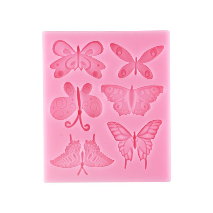 Assorted Butterflies Silicone Mold - NY Cake | Cake Decorating & Baking Supplies