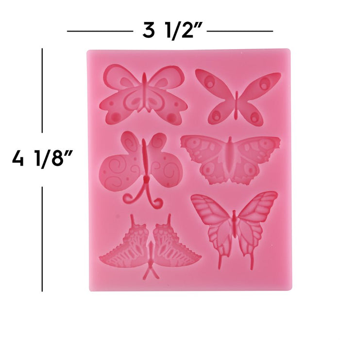 Assorted Butterflies Silicone Mold - NY Cake | Cake Decorating & Baking Supplies