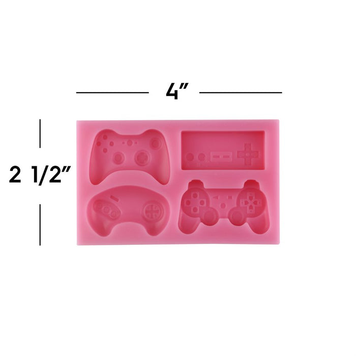 Video Game Controllers Silicone Mold - NY Cake | Cake Decorating & Baking Supplies