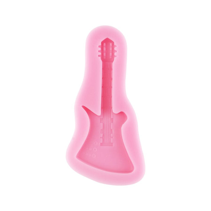 Electric Guitar Silicone Mold - NY Cake | Cake Decorating & Baking Supplies