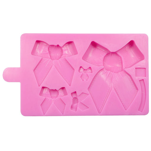 5 Cavity Bow Mold Silicone Fondant Mold - NY Cake | Cake Decorating & Baking Supplies