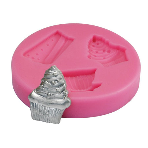 Tea Party Silicone Fondant Mold - NY Cake | Cake Decorating & Baking Supplies