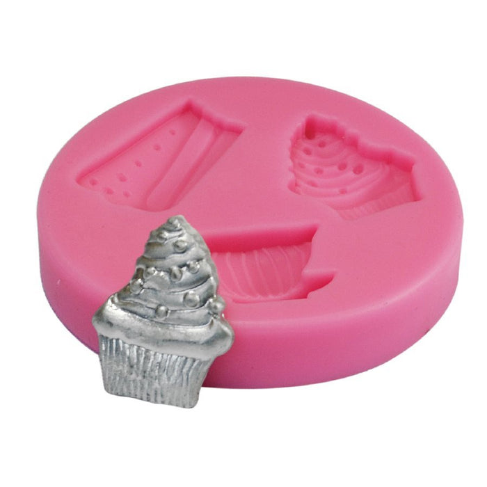 Tea Party Silicone Fondant Mold - NY Cake | Cake Decorating & Baking Supplies