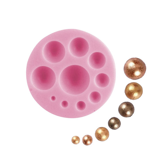 Round Pearl Silicone Mold - NY Cake | Cake Decorating & Baking Supplies