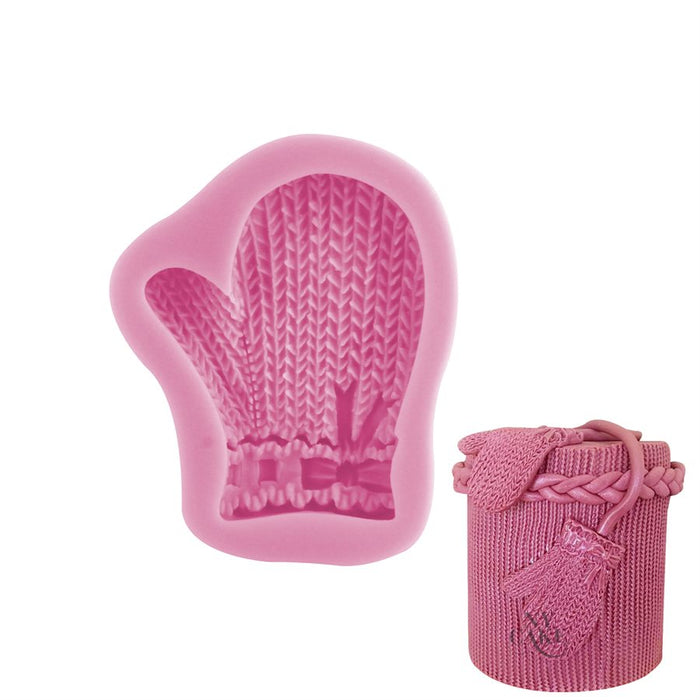 Winter Mitten Silicone Mold - NY Cake | Cake Decorating & Baking Supplies