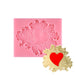 Heart Lace Silicone Fondant Mold - NY Cake | Cake Decorating & Baking Supplies