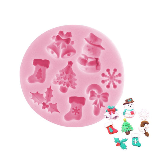 Christmas Assortment Silicone Mold - NY Cake | Cake Decorating & Baking Supplies