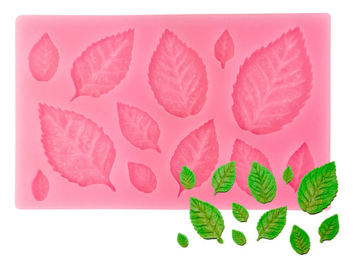 Leaves Silicone Mold-12 Cavity - NY Cake | Cake Decorating & Baking Supplies