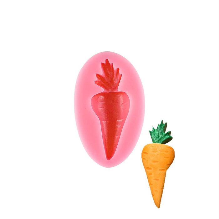 Carrots #2 Silicone Fondant Mold - NY Cake | Cake Decorating & Baking Supplies