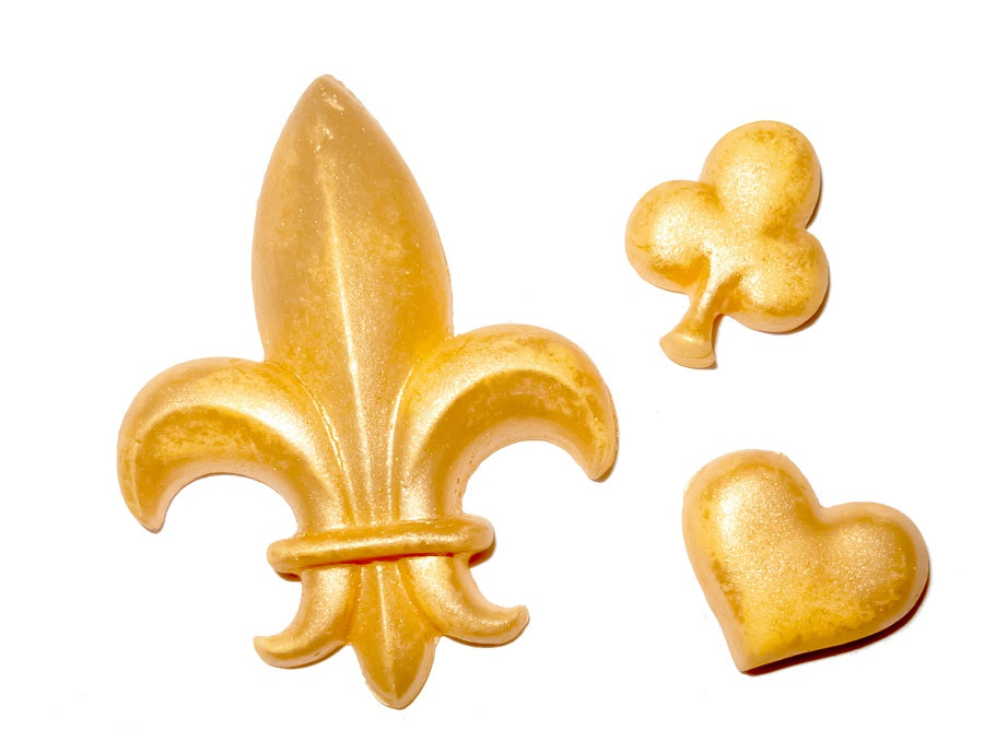 Fleur de Lis Silicone mold- 3 Cavity - NY Cake | Cake Decorating & Baking Supplies