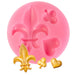 Fleur de Lis Silicone mold- 3 Cavity - NY Cake | Cake Decorating & Baking Supplies