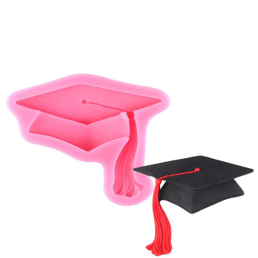 Graduation Theme Silicone Mold - NY Cake | Cake Decorating & Baking Supplies