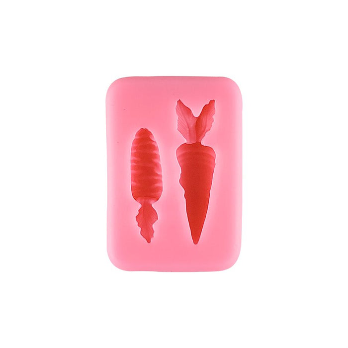 Carrots #1 Silicone Fondant Mold - NY Cake | Cake Decorating & Baking Supplies