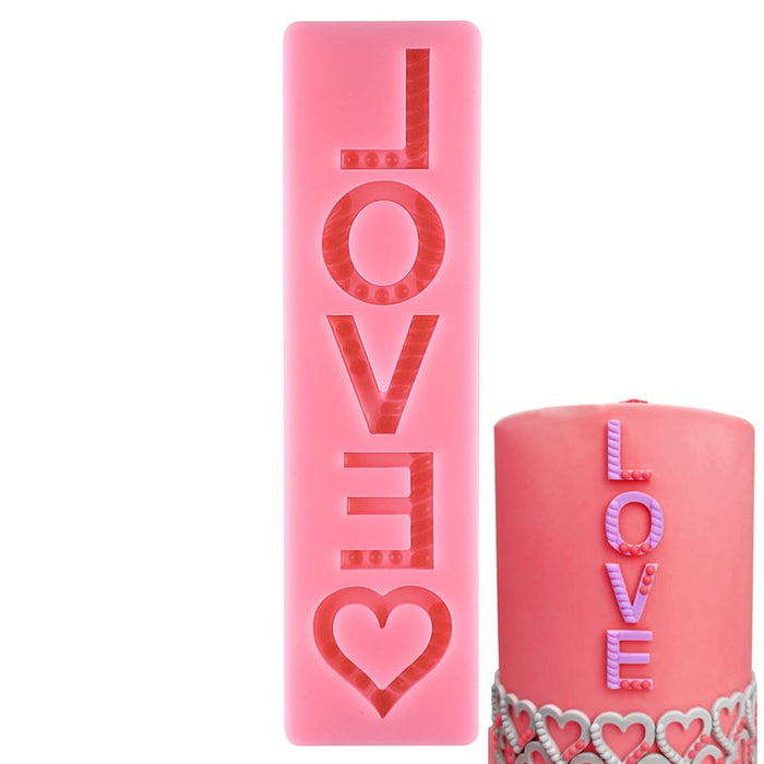 Love Letters Silicone Fondant Mold - NY Cake | Cake Decorating & Baking Supplies