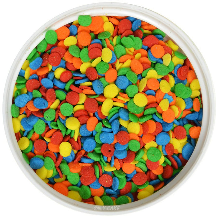 Bright Confetti Shape Sprinkles - NY Cake | Cake Decorating & Baking Supplies