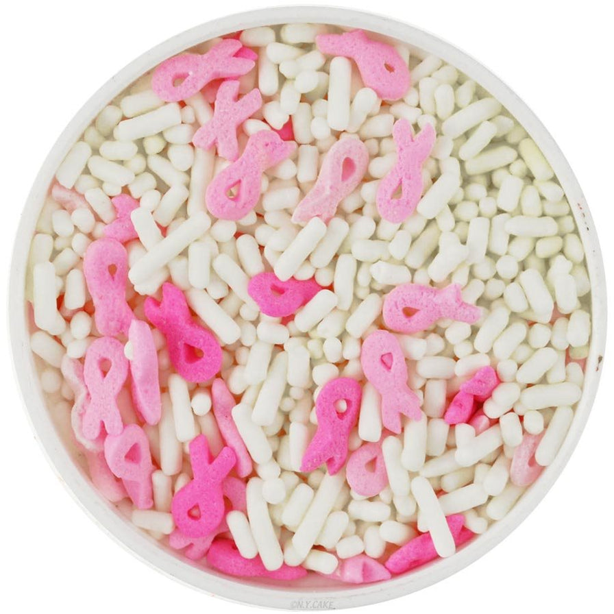 Sprinkle Ribon Awareness Ribbon Shape Sprinkles — NYCake.com