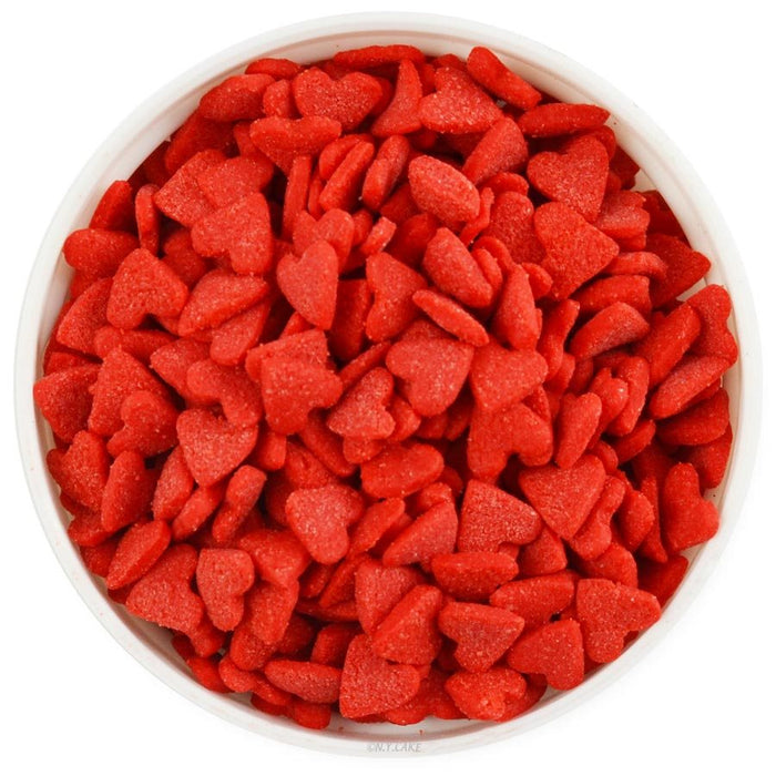 Red Hearts Sprinkles - NY Cake | Cake Decorating & Baking Supplies