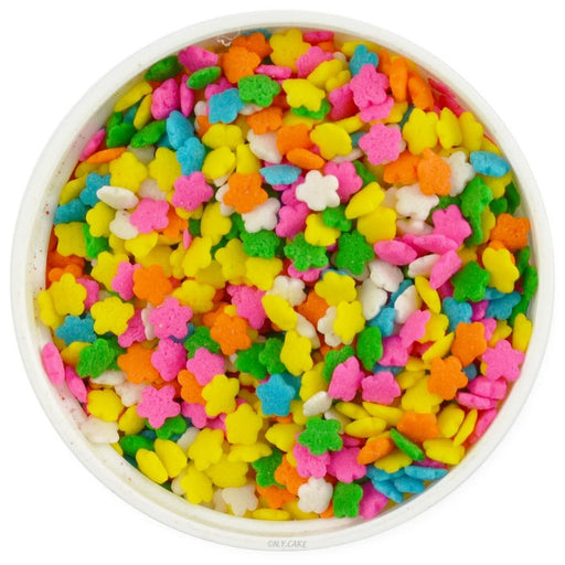 Mini Daisy Sprinkles - NY Cake | Cake Decorating & Baking Supplies